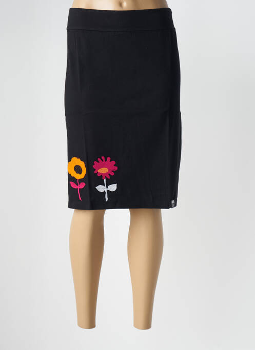 Jupe mi-longue noir NOOS NOOS pour femme