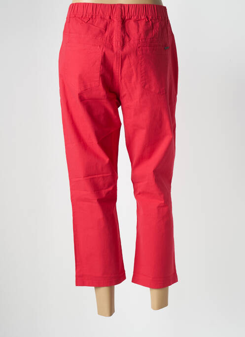 Pantalon 7/8 rouge S.QUISE pour femme