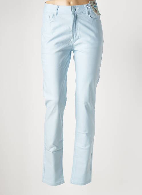 Pantalon slim bleu S.QUISE pour femme