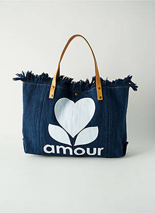 Sac bleu VINTAGE LOVE pour femme