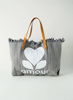Sac gris VINTAGE LOVE pour femme