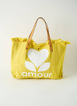 Sac jaune VINTAGE LOVE pour femme