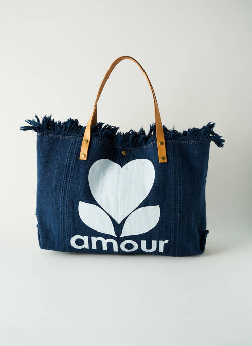 Sac bleu VINTAGE LOVE pour femme