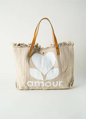 Sac beige VINTAGE LOVE pour femme