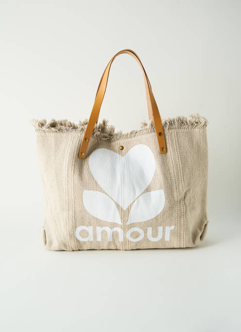 Sac beige VINTAGE LOVE pour femme