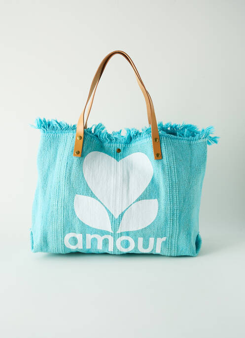 Sac bleu VINTAGE LOVE pour femme