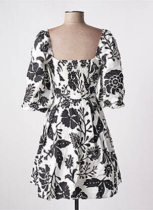 Robe courte manches 3/4 manches 3/4 blanc GAUDI femme