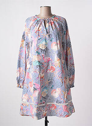 Robe courte manches longues manches longues bleu PRINCESS GOES HOLLYWOOD femme