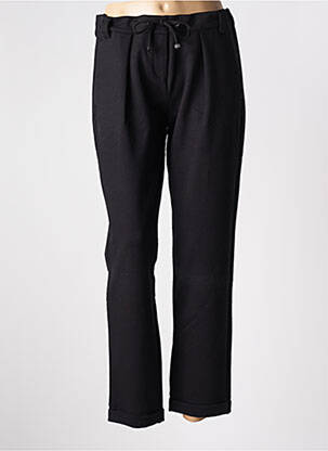 Pantalon droit stretch taille normale noir PRINCESS GOES HOLLYWOOD femme