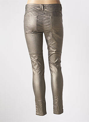 Pantalon slim tissage enduit taille normale gris CONFIDENCE CACHEMIRE femme