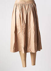 Jupe mi-longue beige FROGBOX pour femme seconde vue