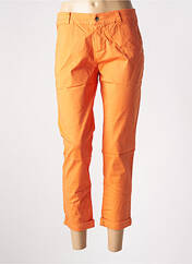 Pantalon 7/8 orange CONFIDENCE CACHEMIRE pour femme seconde vue