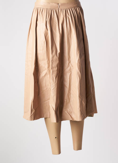 Jupe mi-longue beige FROGBOX pour femme
