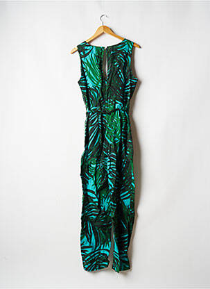 Combi-pantalon poches sans manche vert LA FEE MARABOUTEE femme