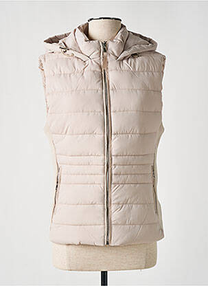 Doudoune poches a capuche beige TIFFOSI femme