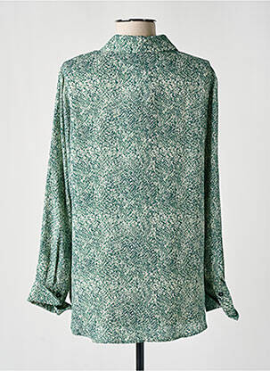 Chemisier coupe fluide manches longues vert TIFFOSI femme