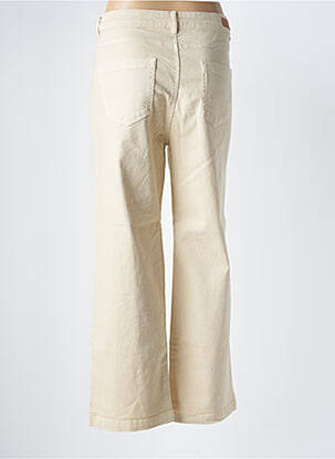 Jeans coupe large taille normale taille normale beige HAPPY femme