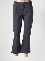Pantalon 7/8 stretch taille normale gris HAPPY femme