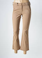 Pantalon 7/8 marron HAPPY pour femme seconde vue