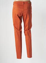 Pantalon slim orange HAPPY pour femme seconde vue