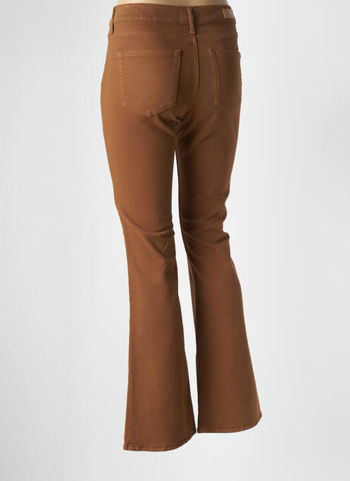 Jean coupe flare marron HAPPY pour femme
