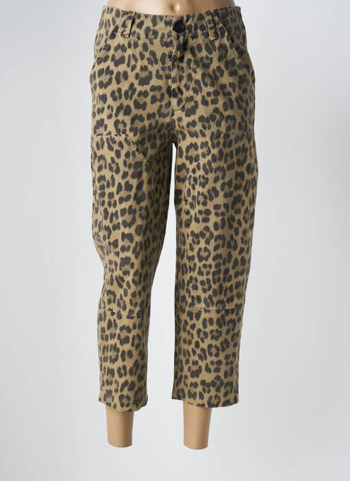 Jeans coupe droite beige INTUITION pour femme