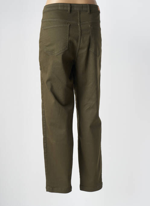 Jeans coupe slim vert HAPPY pour femme