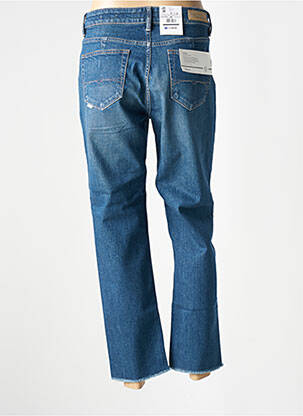 Jeans coupe slim effet usé délavé taille haute bleu SALSA femme