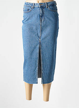 Jupe mi-longue stretch bleu TIFFOSI femme
