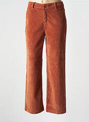 Pantalon large marron HAPPY pour femme seconde vue