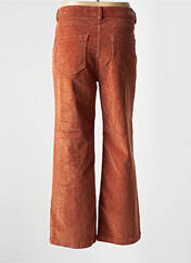 Pantalon large marron HAPPY pour femme seconde vue