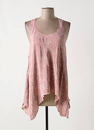 Tunique sans manche manches dos nageur rose ALLER SIMPLEMENT femme