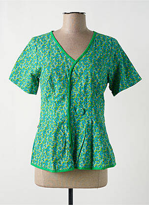 Top manches courtes manches courtes vert BLA-BLA femme