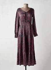 Robe longue orange COLINE pour femme seconde vue