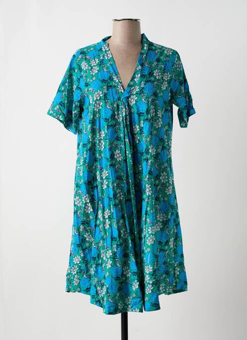 Robe courte vert LALITA pour femme