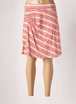 Jupe mi-longue stretch orange WHO'S THAT GIRL femme