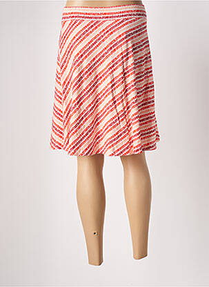 Jupe mi-longue stretch orange WHO'S THAT GIRL femme