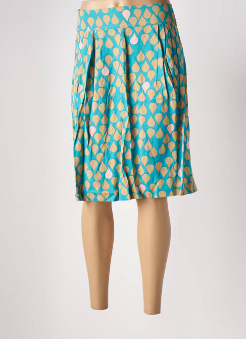 Jupe mi-longue bleu WOW TO GO pour femme