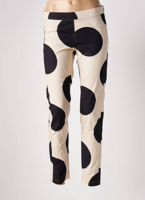 Pantalon slim beige BLA-BLA pour femme