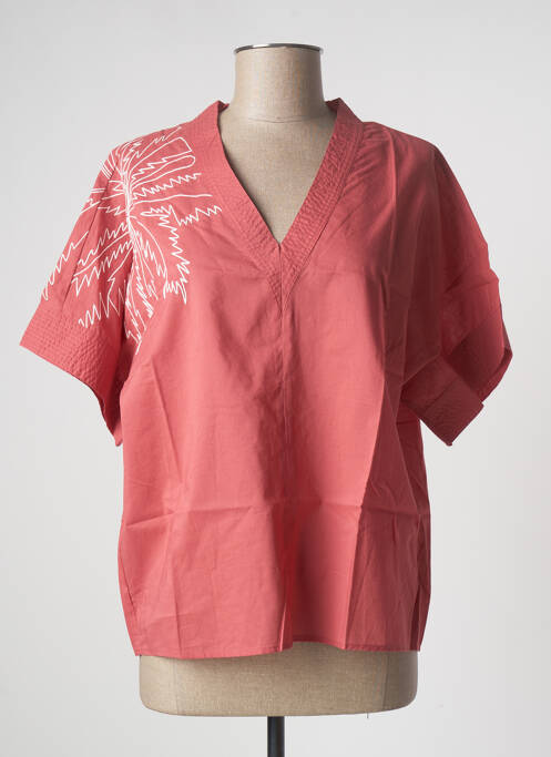 Blouse orange LA FEE MARABOUTEE femme