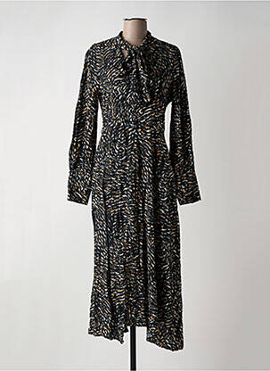 Robe longue manches longues manches longues noir LE COMPTOIR DES QUARTIERS femme