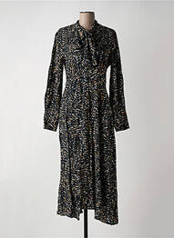 Robe longue manches longues manches longues noir LE COMPTOIR DES QUARTIERS femme