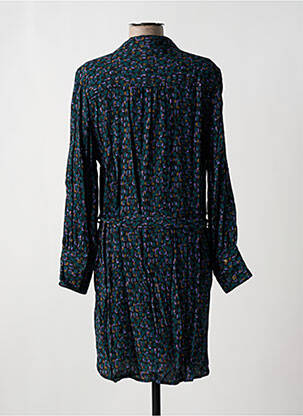 Robe courte manches longues manches longues noir EMA BLUE'S femme