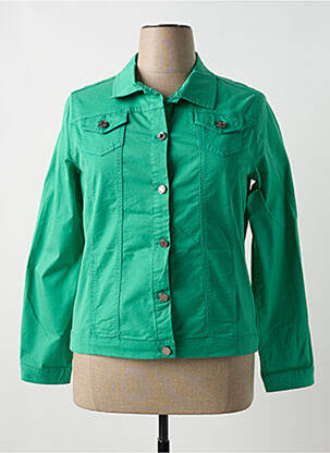 Veste casual poches vert FRED SABATIER femme