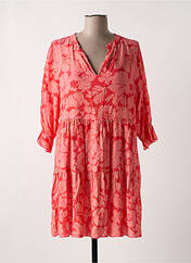 Robe courte orange APRIL VINTAGE pour femme seconde vue