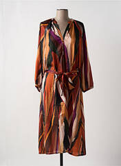Robe mi-longue orange VINTAGE LOVE pour femme seconde vue