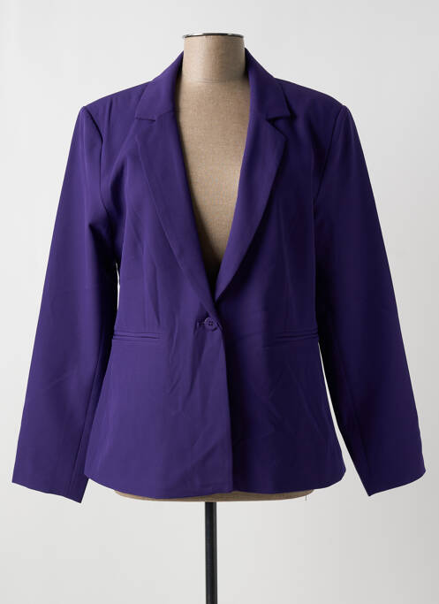 Blazer violet ICHI pour femme