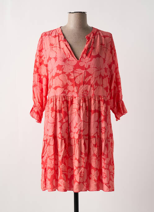 Robe courte orange APRIL VINTAGE pour femme