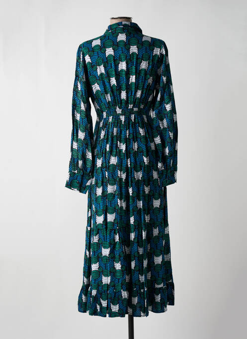 Robe mi-longue bleu AN' GE pour femme