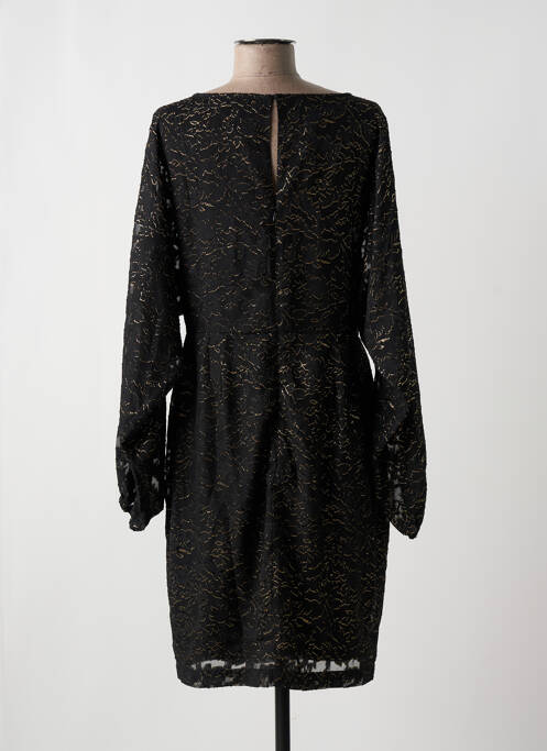 Robe mi-longue noir ICHI pour femme